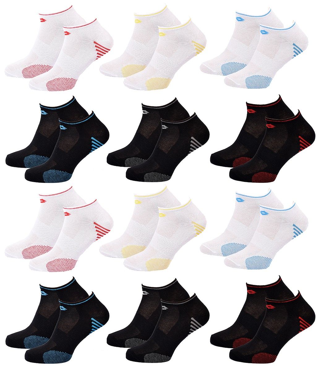 chaussettes homme lotto pack de 12 paires sneaker 4514 43/