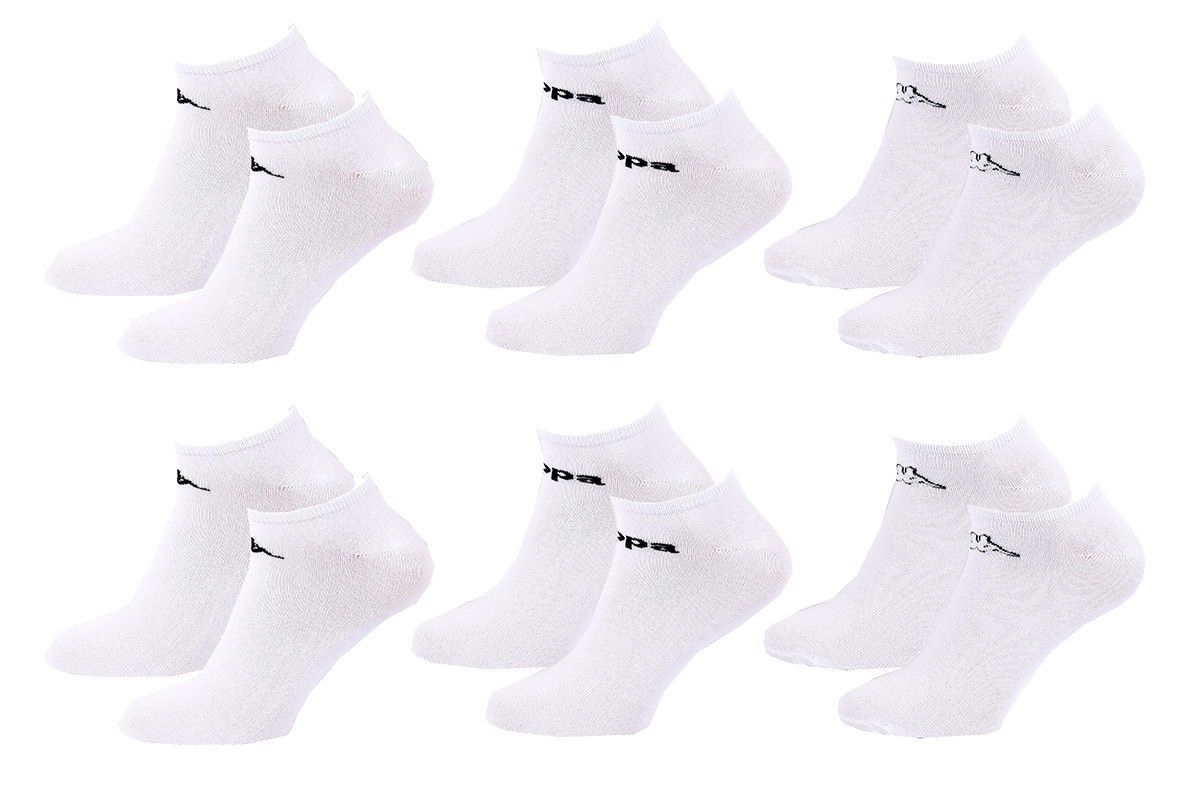 chaussettes homme sneaker kappa pack de 6 paires 1420 43/