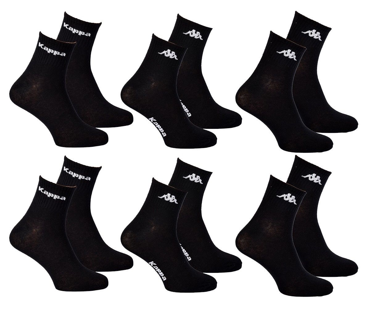 chaussettes homme quarter kappa pack de 6 paires 0109 43/