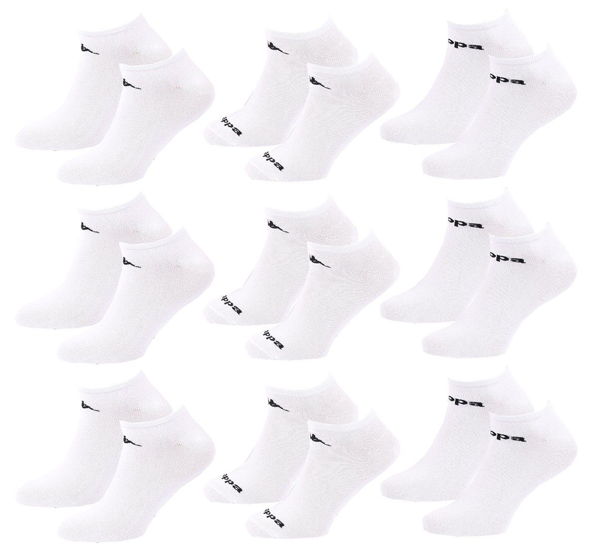 chaussettes homme sneaker kappa pack de 9 paires 43/