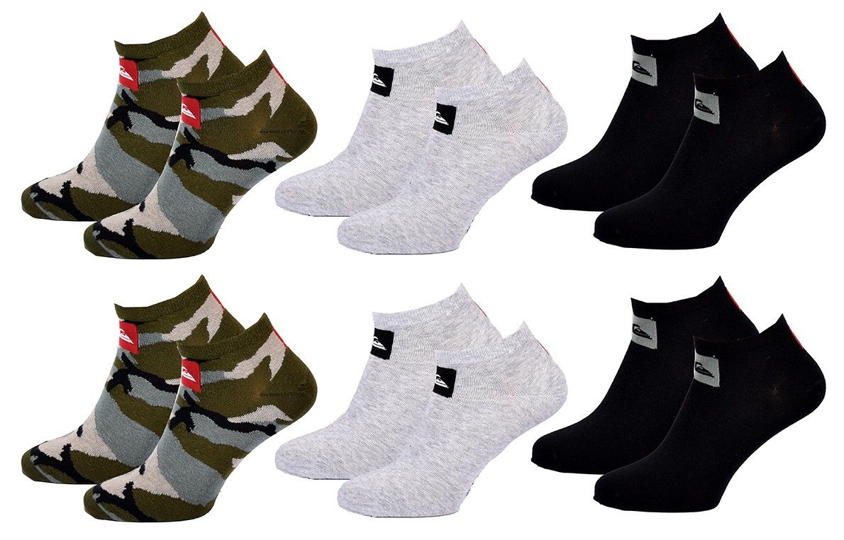 Chaussettes Quiksilver Chaussettes SNEAKER 6 Pcs 0243 39 / - vue 2