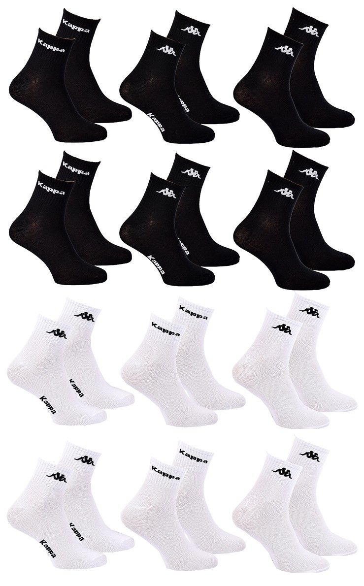 chaussettes homme quarter kappa pack de 12 paires 0209 39/