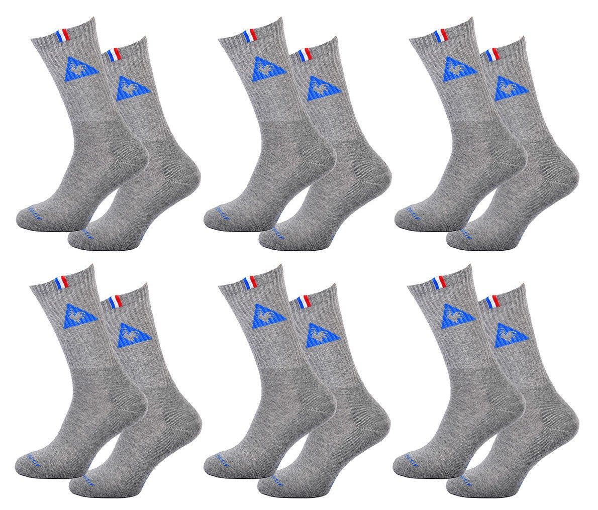 chaussettes homme le coq sportif pack de 6 9378 42/