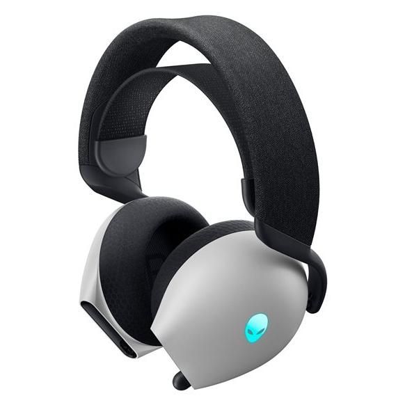 Alienware Tri Mode Wireless Gaming Headset AW725H Micro casque circum aural fréquenceBluetooth radio de 2 4 GHz sans fil filaire jack 3 5mm lunar