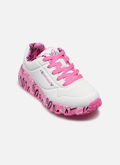 Baskets basses enfant Skechers JGOLDCROWN: UNO LITE LOVELY LUV - vue 5
