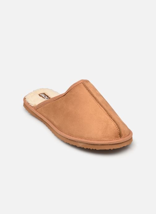 Slip ons Jack & Jones Jfwdudely Microfiber Pantoffel Almond - vue 2