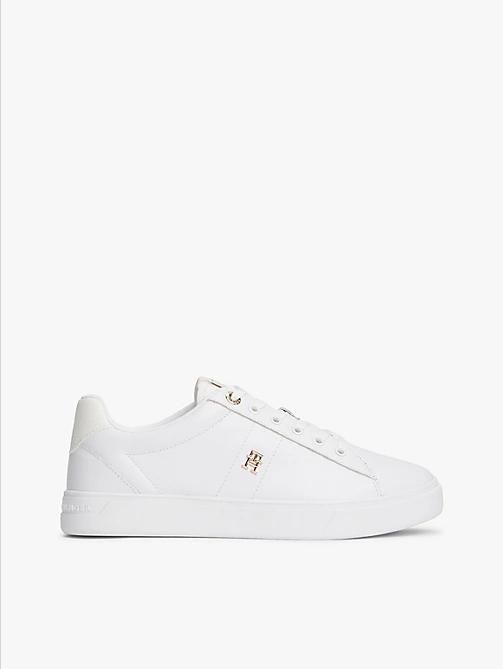 Tommy Hilfiger Baskets Femme Chaussures en Cuir - vue 9