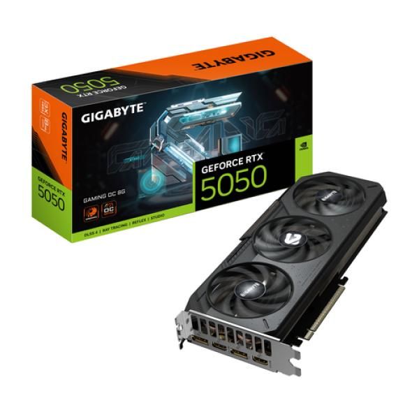 Tarjeta Gráfica Gigabyte GeForce RTX 5050 Gaming OC 8GB GDDR6