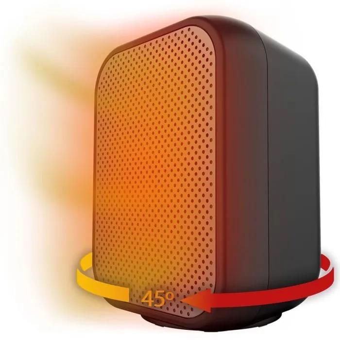 Cecotec Chauffage en Céramique de Table ReadyWarm 1500 Max Ceramic Rotate. Oscillation Thermostat Réglable et 3 Modes de Fonctionnement Zone de Couverture de 15m2 - vue 2