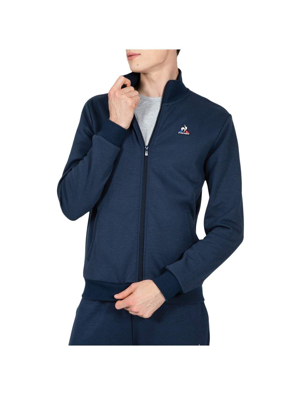 vêtements le coq sportif ess fz sweat n°3 m dress blues pour accessoires - XS