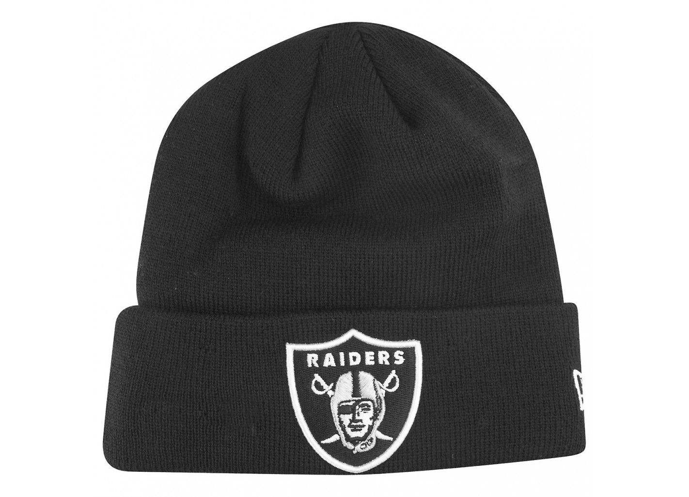 New Era Winter Hat Beanie Cuff Oakland Raiders