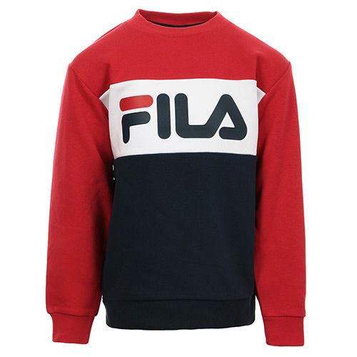Sweat shirt enfant Fila Kids Night Blocked Crew Sweat - vue 2