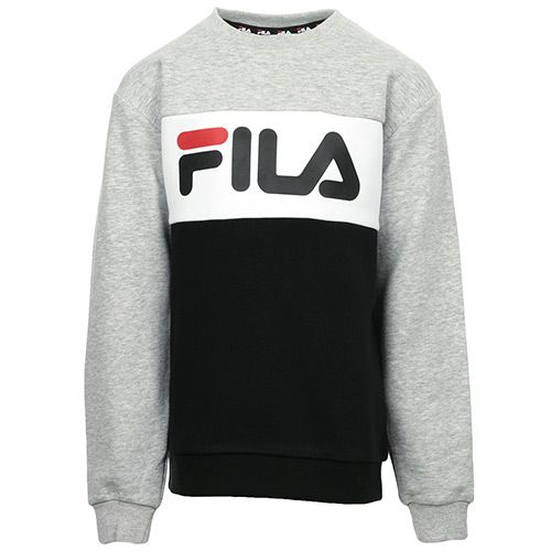 Sweat shirt enfant Fila Night Blocked Crew Kids - vue 2