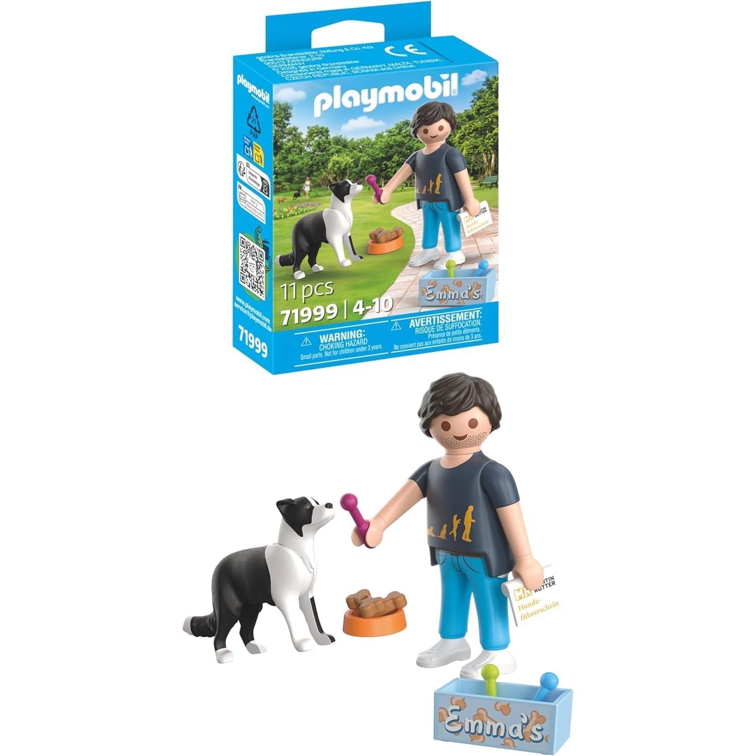 Aire De Jeux Pour Chiens Et Personnages Playmobil La Boite - vue 8