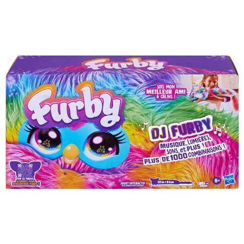 Pound Puppies Plush FUR DJ FURBY RAINBOW