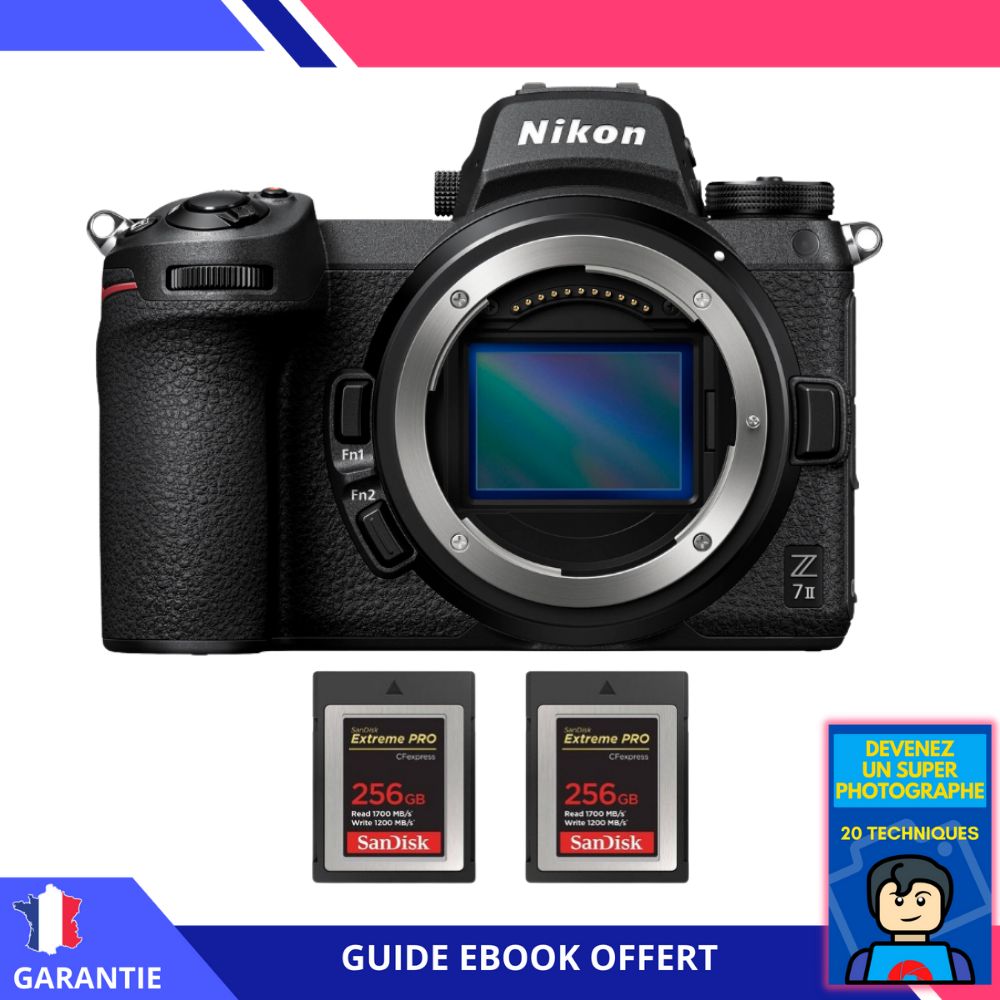 Nikon Z7 II Nu + 2 SanDisk Extreme PRO CFexpress Type B + Ebook 'Devenez Un Super Photographe - vue 4