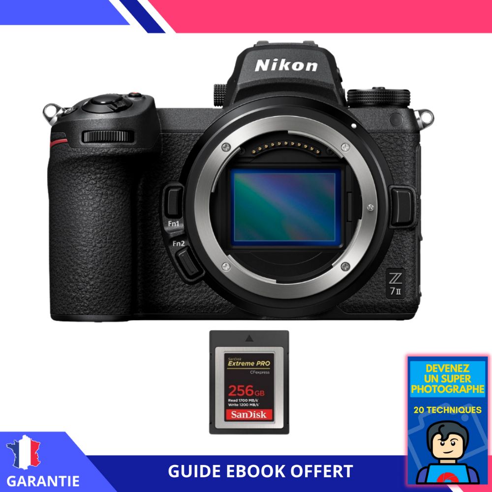 Nikon Z7 II Nu + 1 SanDisk Extreme PRO CFexpress Type B + Ebook 'Devenez Un Super Photographe - vue 3