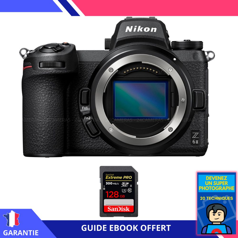 Nikon Z6 II Nu + 1 SanDisk Extreme PRO UHS II SDXC 300 MB/ + Ebook 'Devenez Un Super Photographe - vue 2