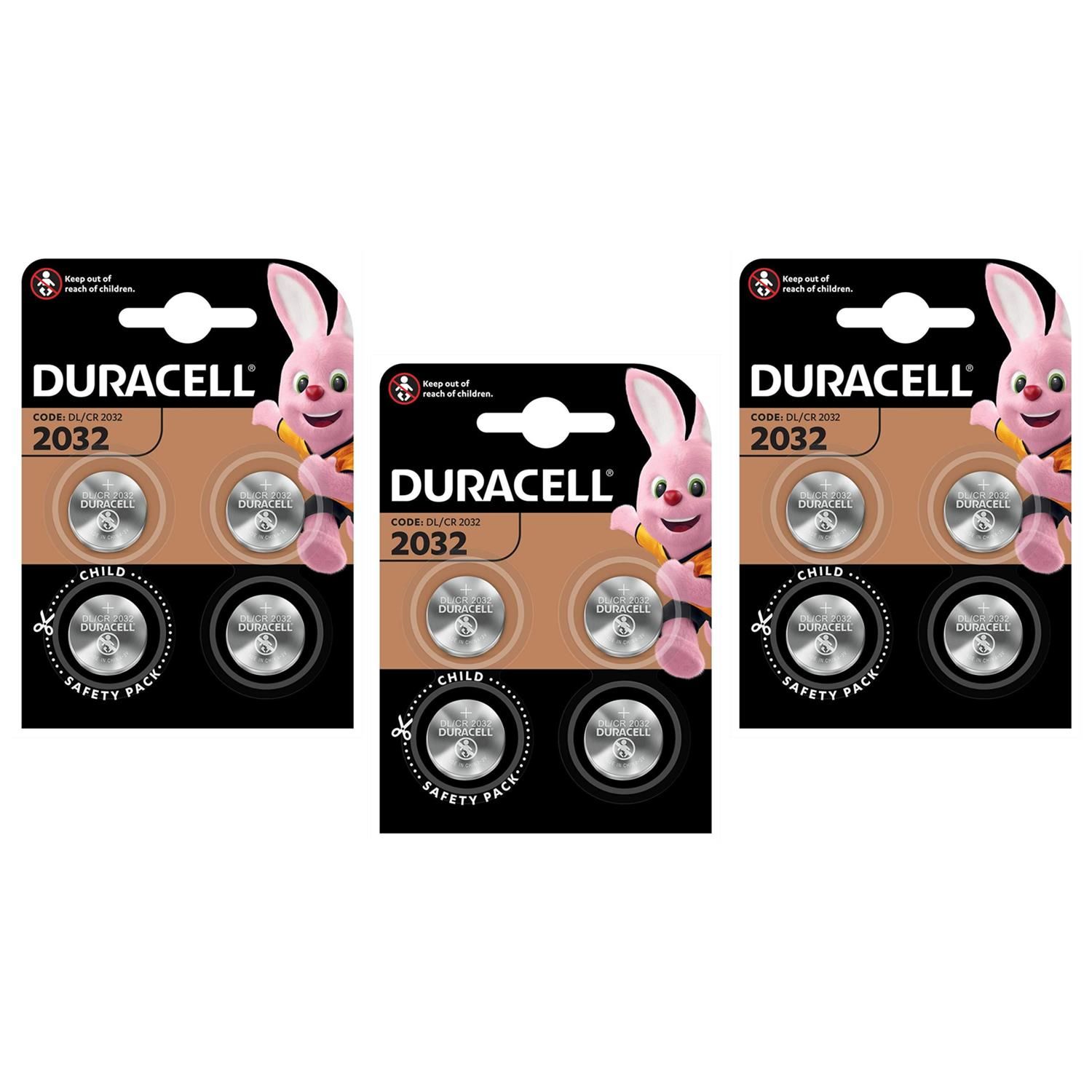 Duracell Lot de 5 Packs de 4 piles Bouton Lithium CR2032 3V - vue 2