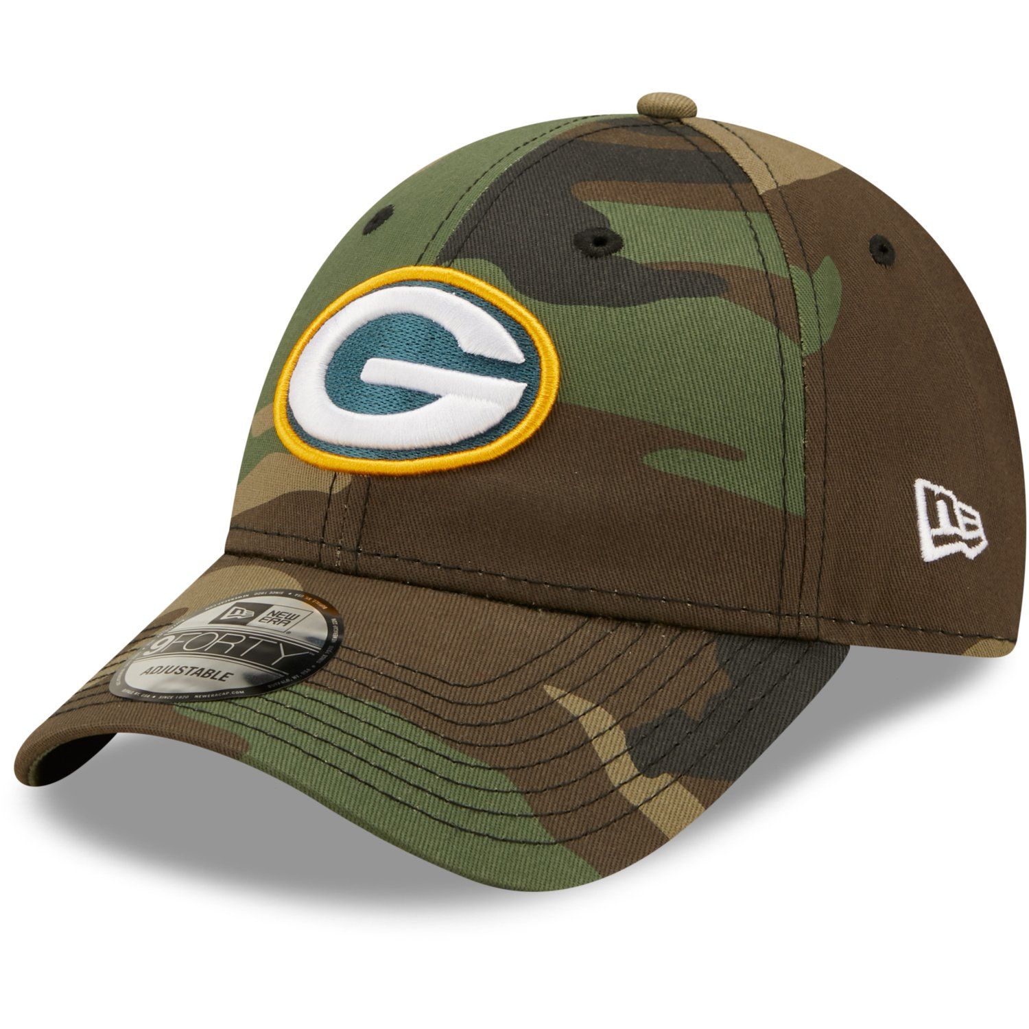 New Era 9forty Strapback Cap Bay Packers Wood Camo