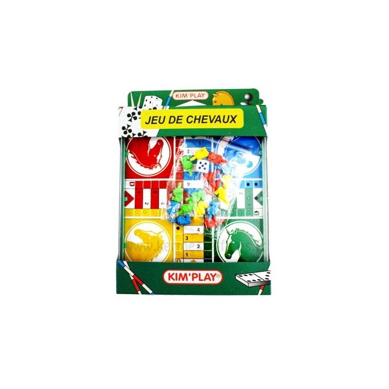 Jeu de petits chevaux sous blister - vue 2