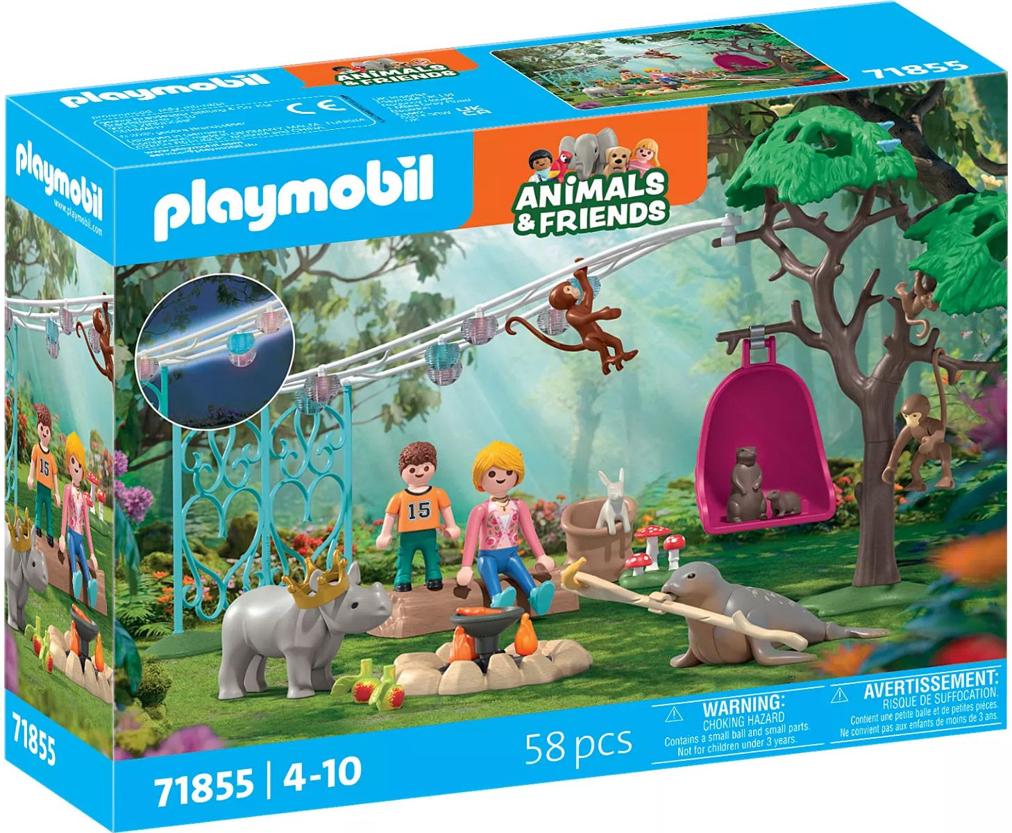 Playmobil Animaux et amis 71855 Fête d'anniversaire dans le jardin