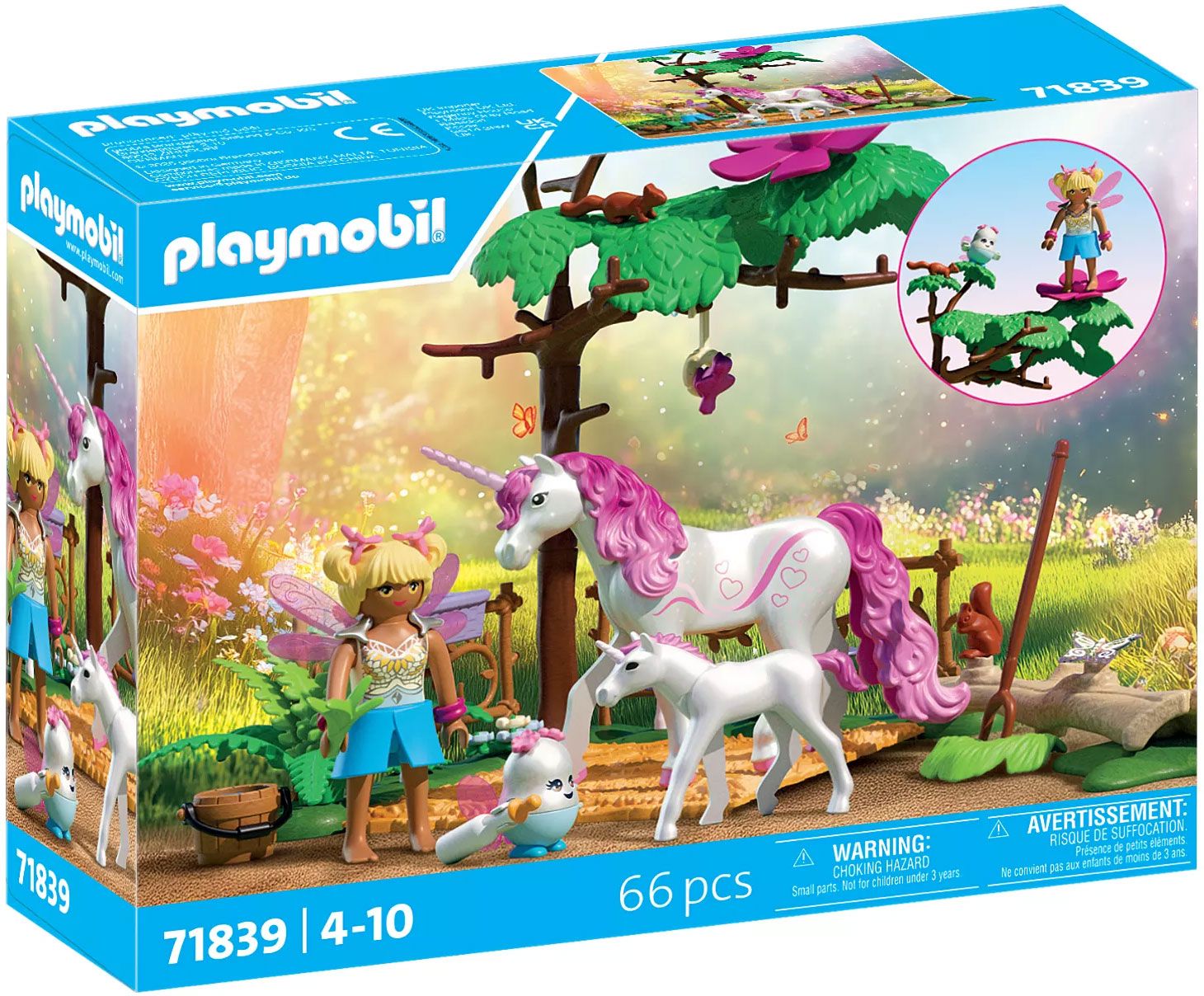 Playmobil Magic Unicorns 71839 Ecurie licorne magique : maman & poulain