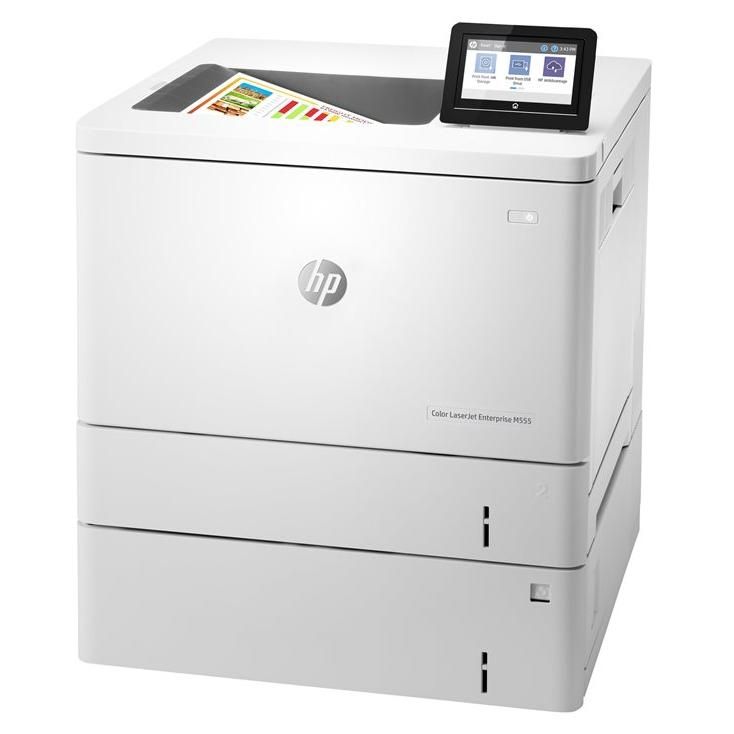 HP Color LaserJet Enterprise M555x - Imprimante - couleur - Recto-verso - laser - A4/Legal - 1200 x 1200 ppp - jusqu'à 38 ppm (mono) / jusqu'à 38 ppm (couleur) - capacité : 650 feuilles - USB...