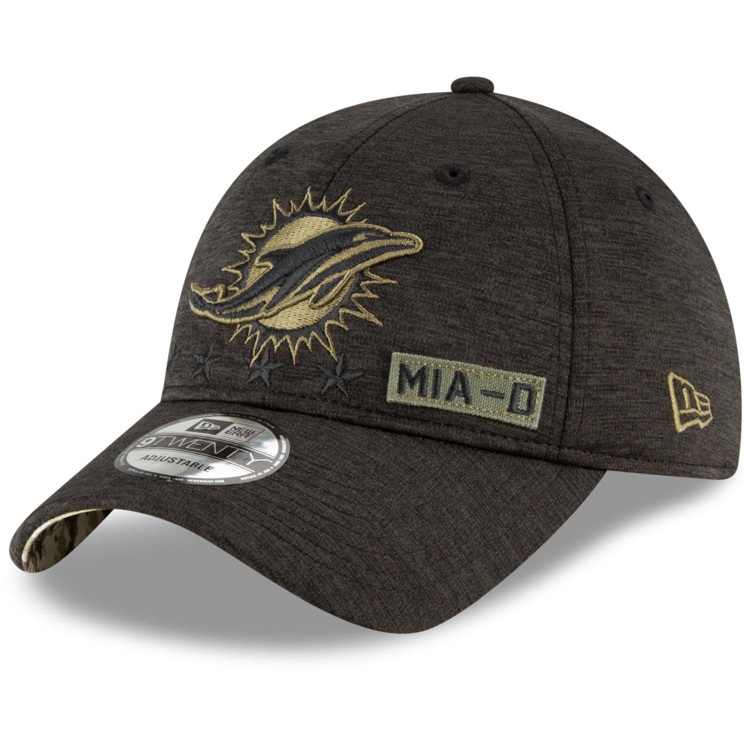 New Era 9twenty Cap Salute To Service Miami Dolphins