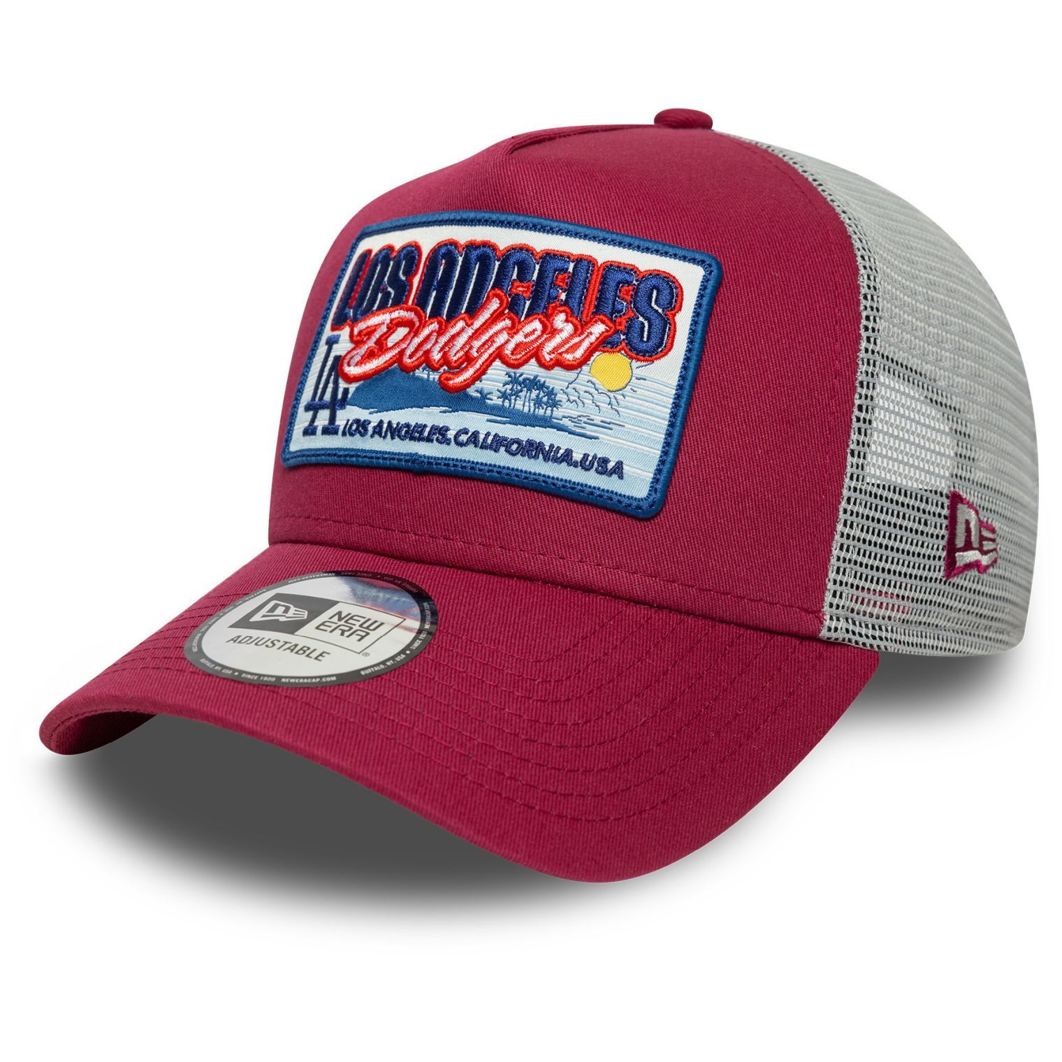 New Era A Frame Trucker Cap Mlb Patch Los Angeles Dodgers