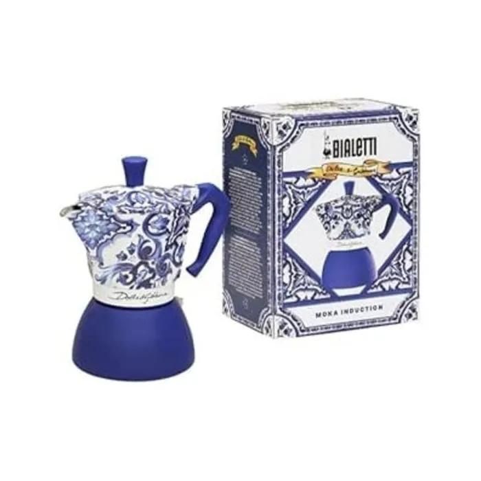 Cafetera Italiana Bialetti Moka Induction Dolce & Gabbana 6 Tazas Compatible Inducción Y Fuego Abierto