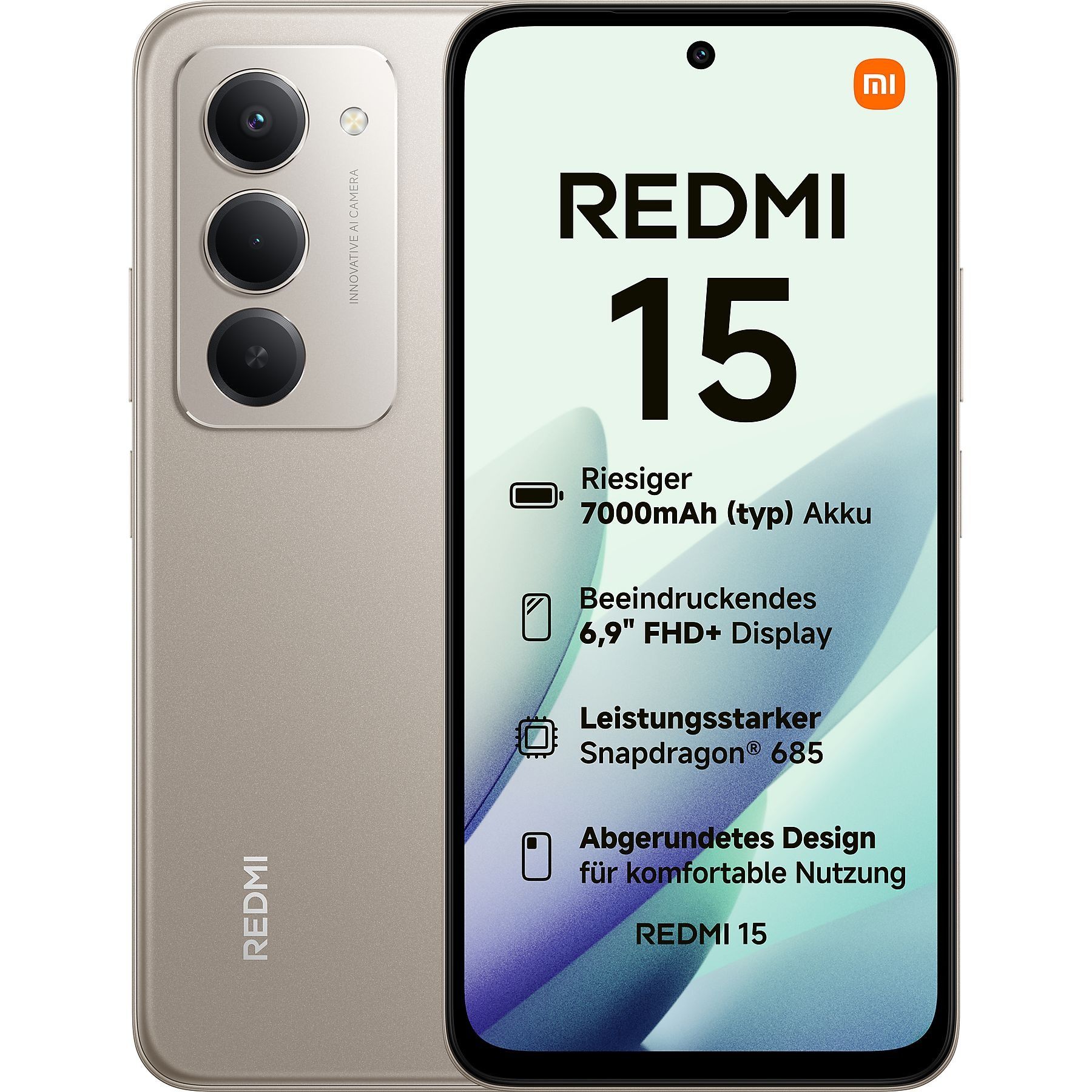 Xiaomi Redmi 15 4G Dual-SIM 128 Go Gris Titan Xiaomi Redmi 15 4G Dual-SIM 128 Go Gris Titan