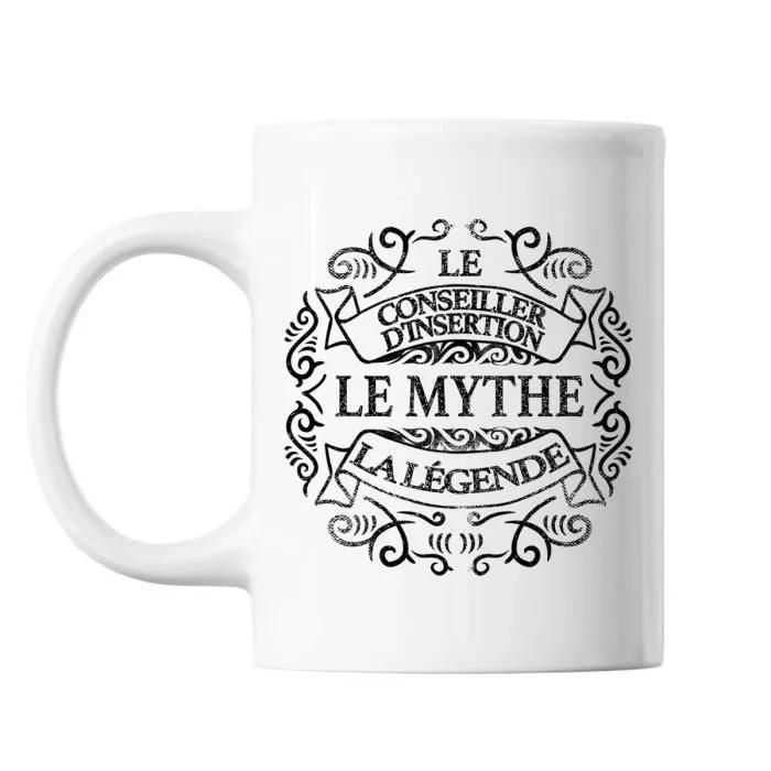 Mug Conseiller D'insertion Le Mythe La Légende Tasse Cadeau Personnalisé