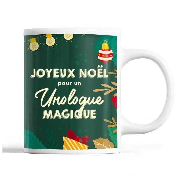 Tasse Noël Urologue Homme Mug Prénom Idée Cadeau Secret Santa