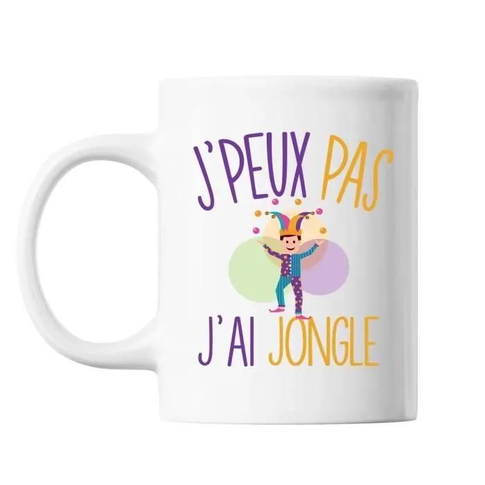 Mug Jongle J'peux Pas Tasse Cadeau Personnalisé - vue 2