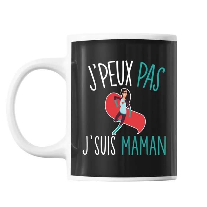 Mug Maman J'peux Pas Tasse Cadeau Personnalisé - vue 2