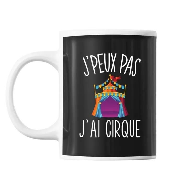 Mug Cirque J'peux Pas Tasse Cadeau Personnalisé - vue 2