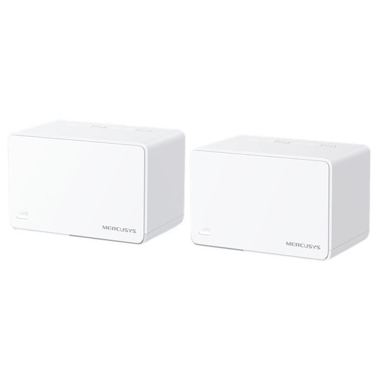 Système WiFi 6 Mesh AX3000 MERCUSYS Halo H80X 2 Pack Couverture 460 m² Canaux 160 MHz 3 Ports Gigabit - vue 5