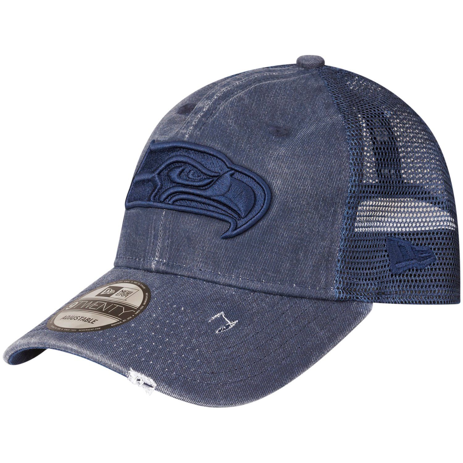 New Era 9twenty Trucker Cap Washed Seattle Seahawks