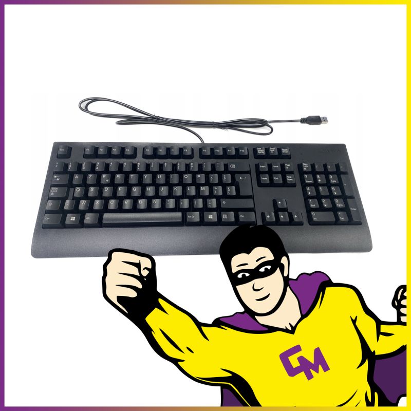 Clavier AZERTY USB Lenovo KBBH21 105 Touches Keyboard NEUF - vue 2