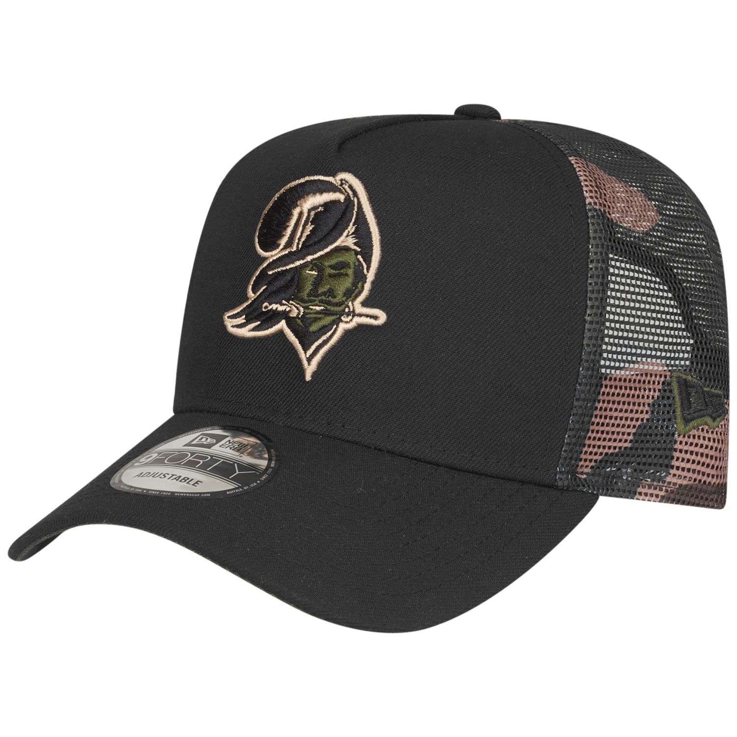 New Era Snapback Trucker Cap Tampa Bay Buccaneers Wood