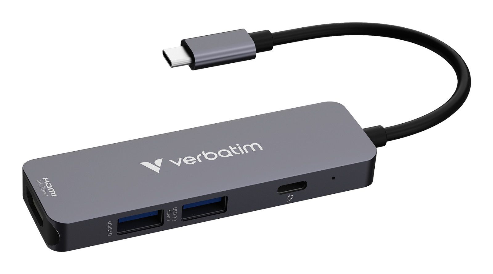 Verbatim 32155 hub & concentrateur USB 3.2 Gen 1 3.1 Gen 1 Type C 5000 Mbit/