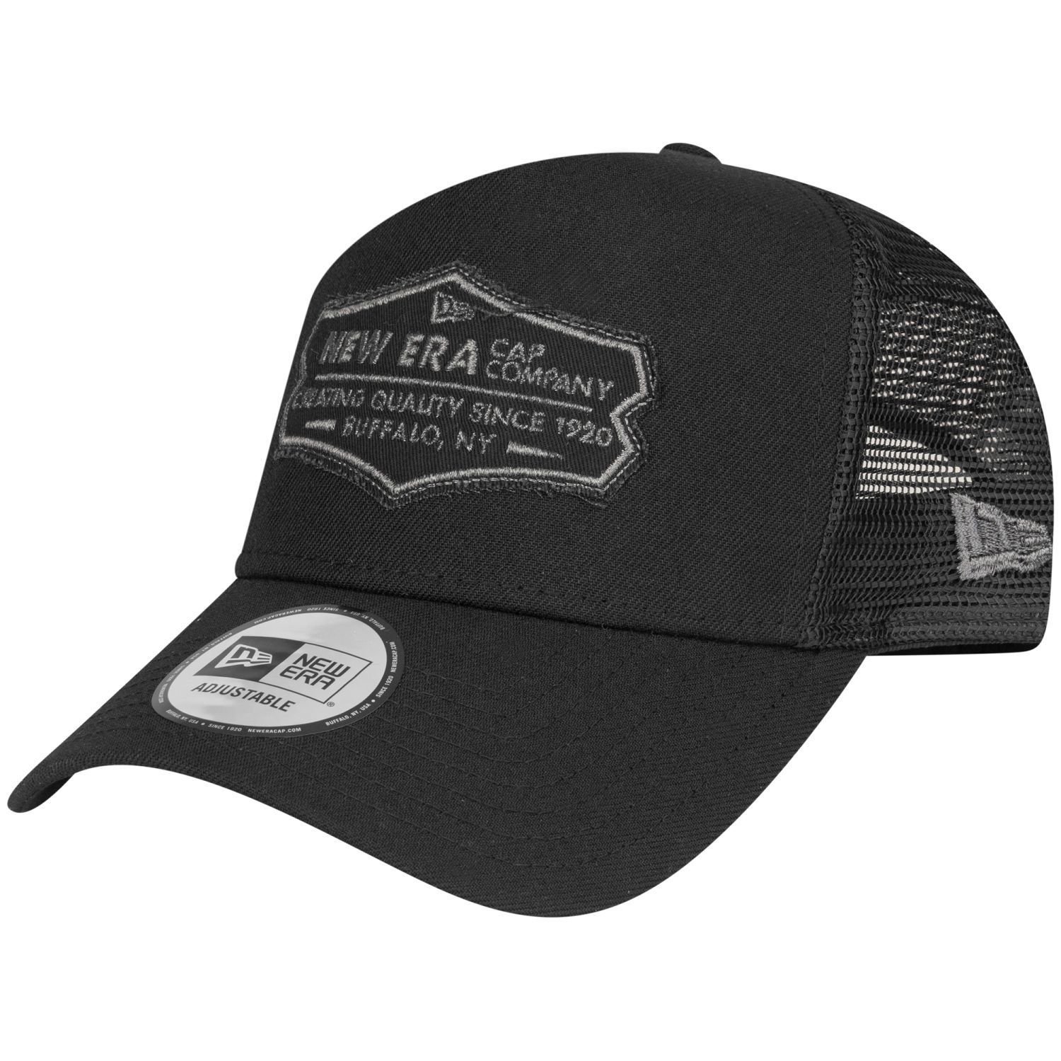 New Era Adjustable Trucker Cap Retro Patch / Metal