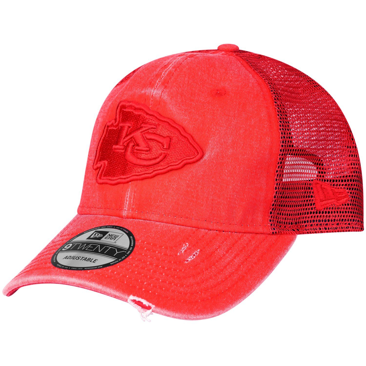 New Era 9twenty Trucker Cap Washed Kansas City Chiefs - vue 2