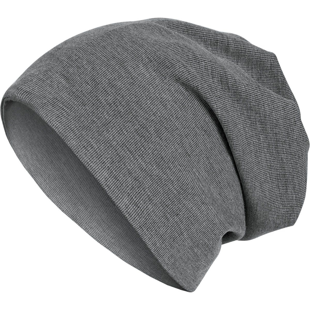 Urban Classics Rib 2in1 Beanie Charcoal