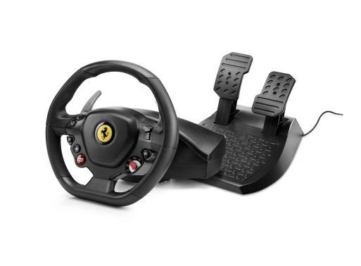 Volant gaming Thrustmaster Ferrari 296 GTB + Pédalier T98 P pour PS4 PS5 et PC - vue 2
