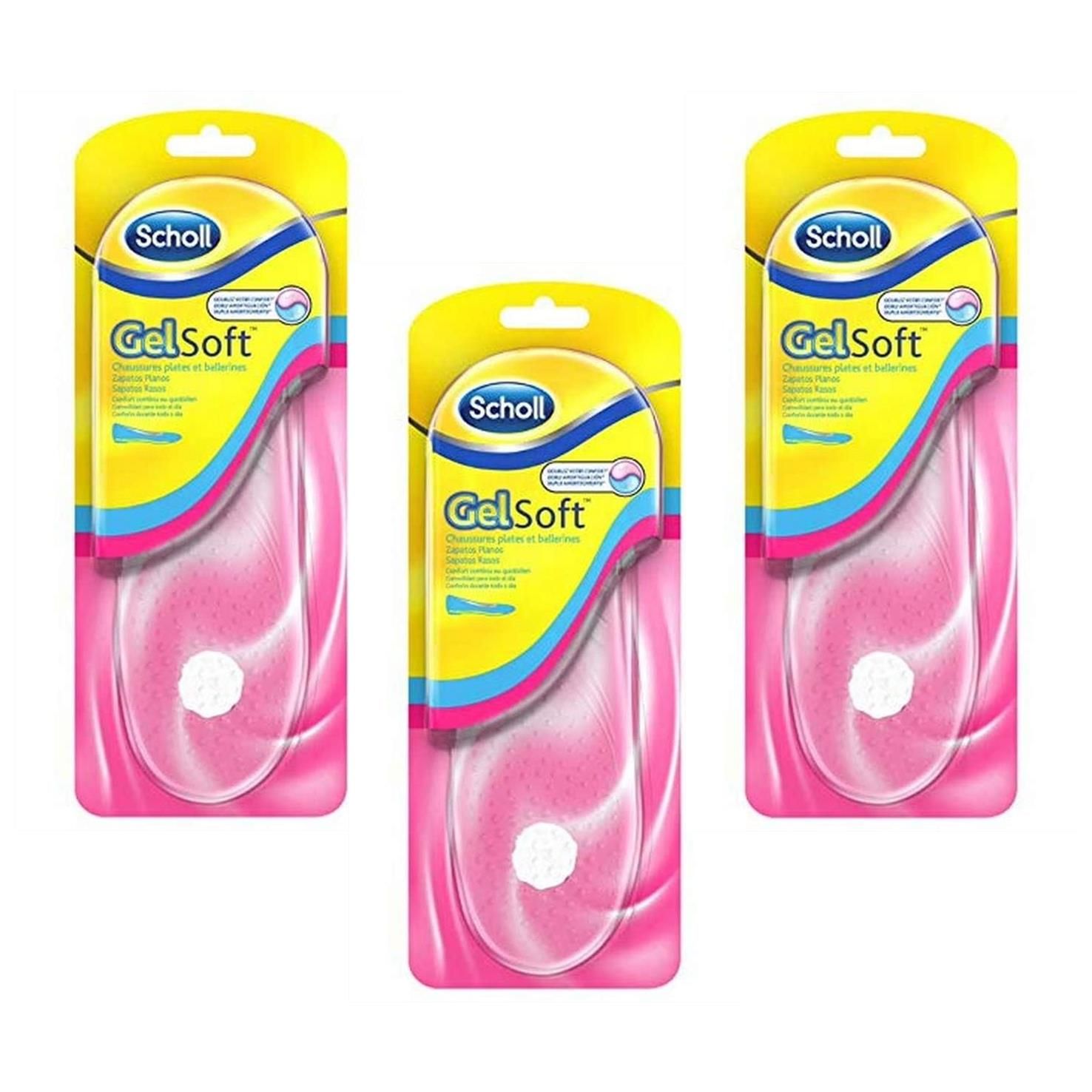 Scholl semelles gel soft chaussures plates et ballerines 35 40 5 2 x - vue 6