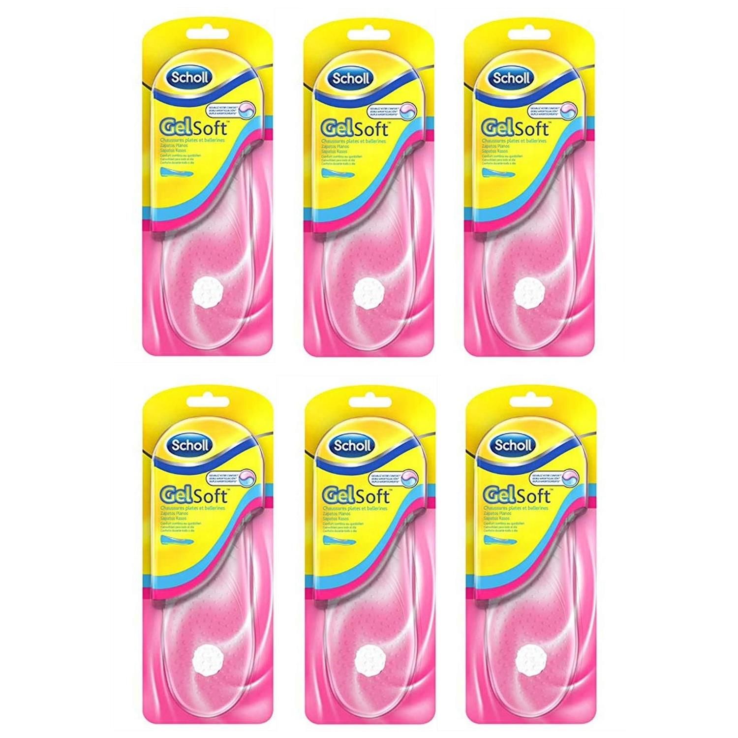 Scholl semelles gel soft chaussures plates et ballerines 35 40 5 2 x - vue 3