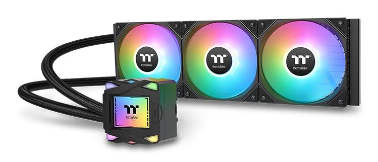 Thermaltake LA360 ARGB Carte-mère Kit de refroidissement du liquide 12 cm Noir