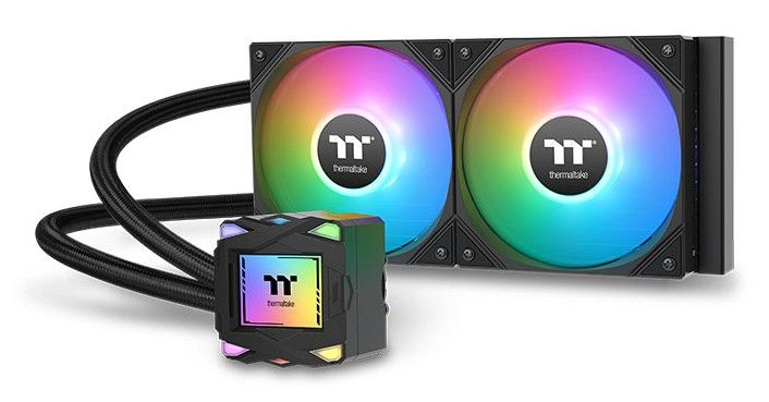 Thermaltake LA240 ARGB Carte-mère Kit de refroidissement du liquide 12 cm Noir